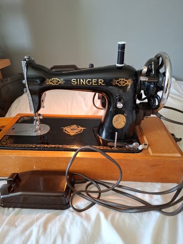 Singer vintage electric sewing - vintage,