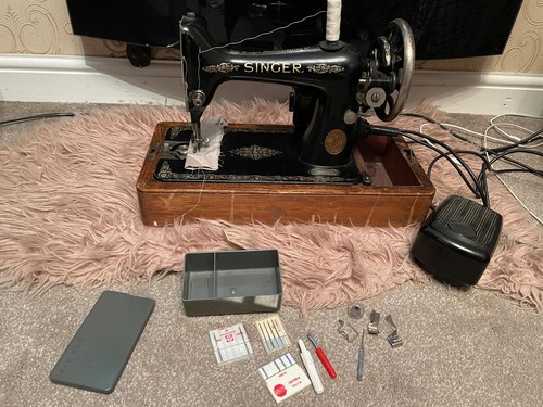 Vintage singer electric sewing - singer,